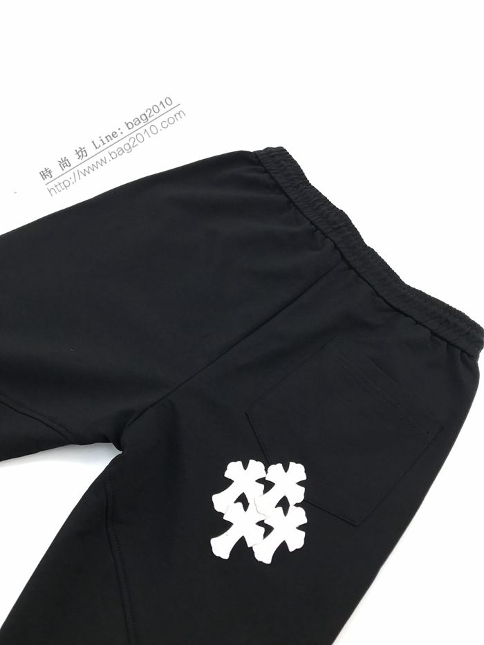 Chrome Hearts男裝 克羅心秋冬新款十字架貼皮衛褲  ydi3035